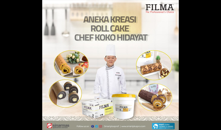 Aneka Kreasi Roll Cake Chef Koko Hidayat